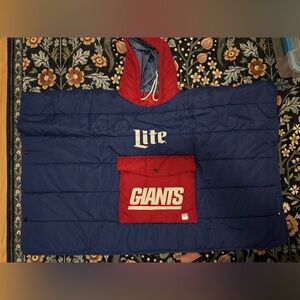 NY GIANTS Hooded Poncho